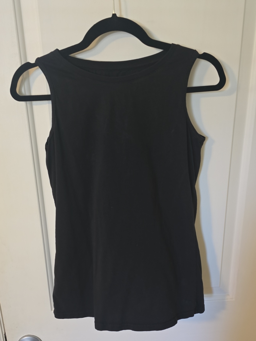 Pact Black Sleeveless Tank Top